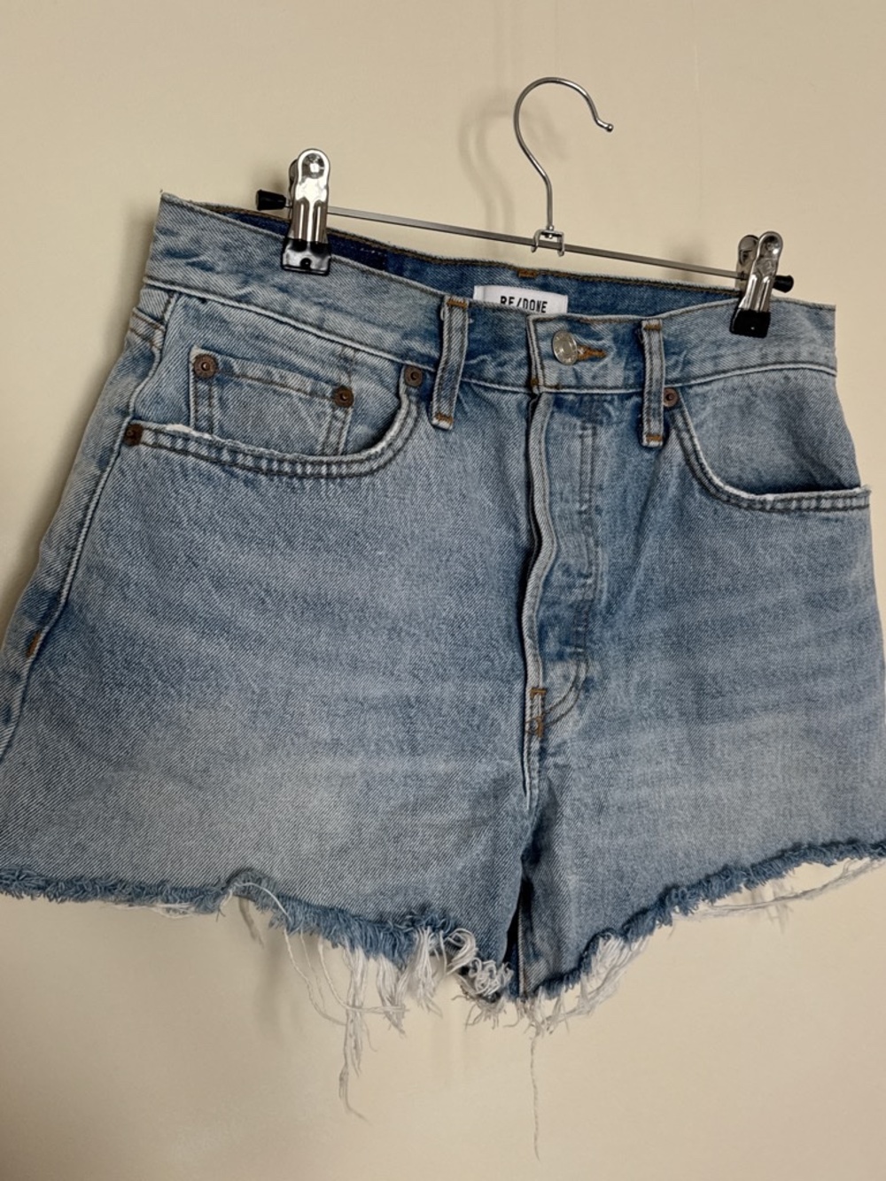 Re/Done 70s High Rise Cutoffs - Picture 2 of 5